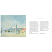 Inside pages, scenes of Venice with writing